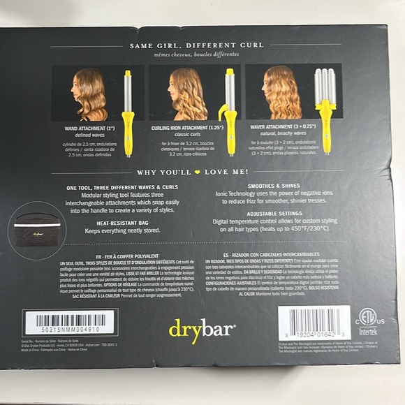 Drybar The Mixologist Interchangeable Styling Irons!! - Picture 3 of 3